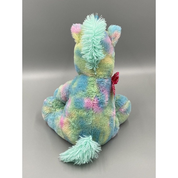 15” Blue Tie Dye Unicorn Plush Stuffed Animal Toy Excite USA - Picture 5 of 7